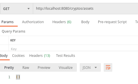 First retrieval in Postman First retrieval in Postman