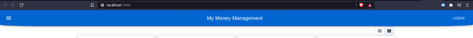 Navigation bar Navigation bar
