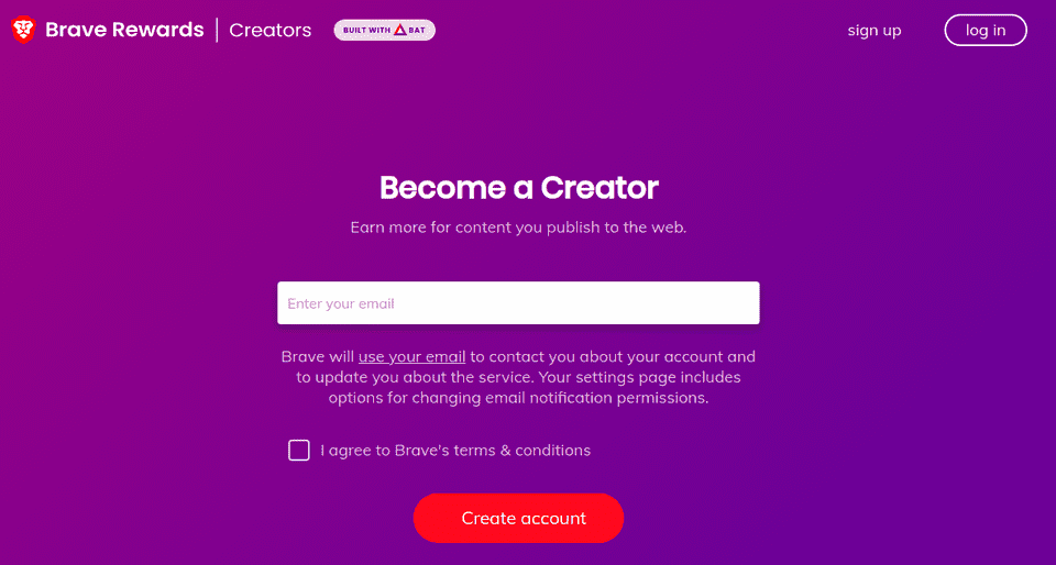 Become a Brave creator
